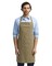 Artisan Collection by Reprime® Durable Cotton Chino Bib Apron with Adjustable Neck Strap and Pockets